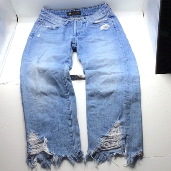 3x1 Higher Ground Crop Boyfriend Jeans in Dover Size 24 - Picture 2 of 13